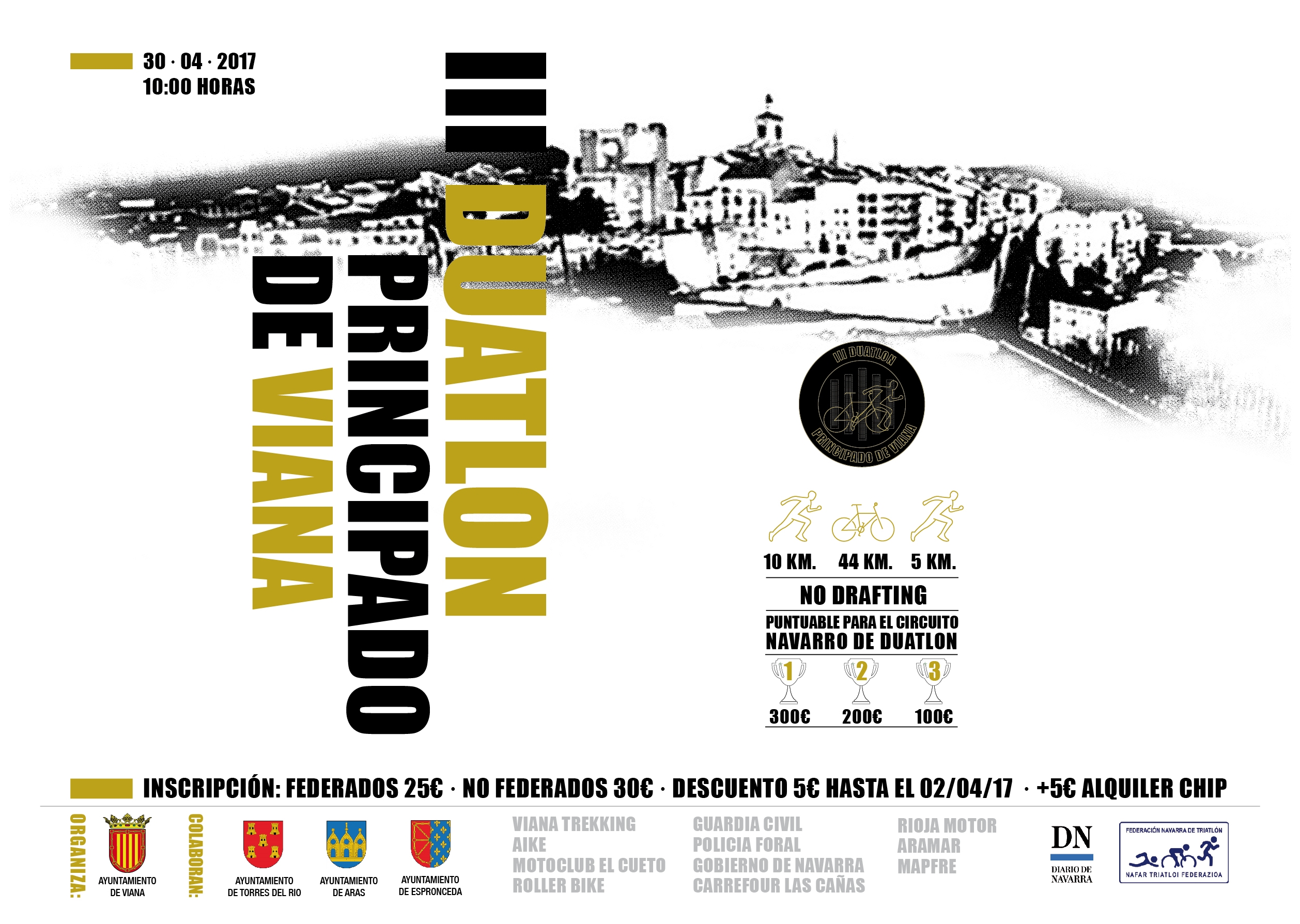 Abierto el plazo de inscripci&oacute;n para el III Duatl&oacute;n Principado de Viana